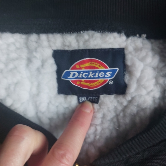 Dickies black duck pile canvas vest With Sherpa Lining XXL - Picture 2 of 9